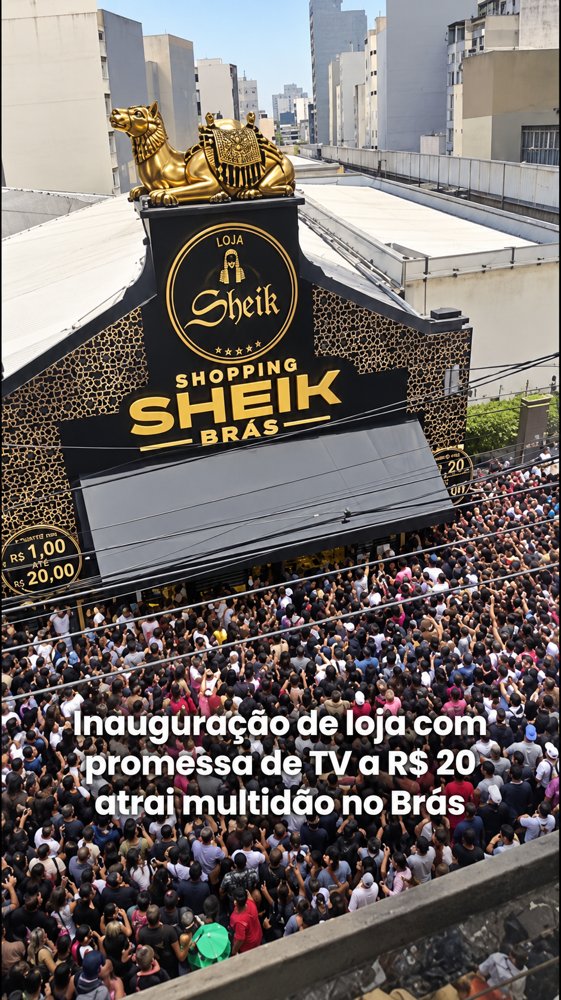 Shopping Sheik no Brás, loja que virou febre